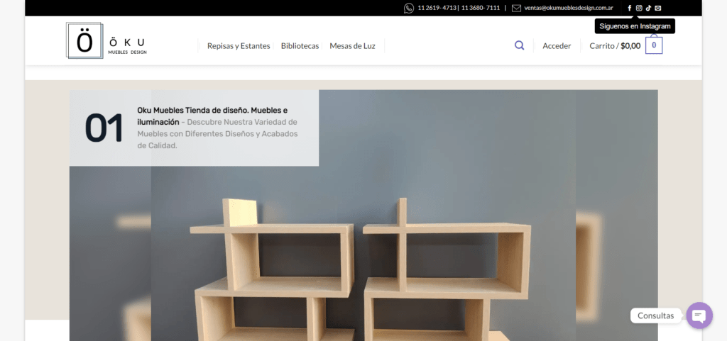 Paginas Web Zona Sur 009 Inicio Oku Muebles De Diseño Zona Sur Www.okumueblesdesign.com.ar