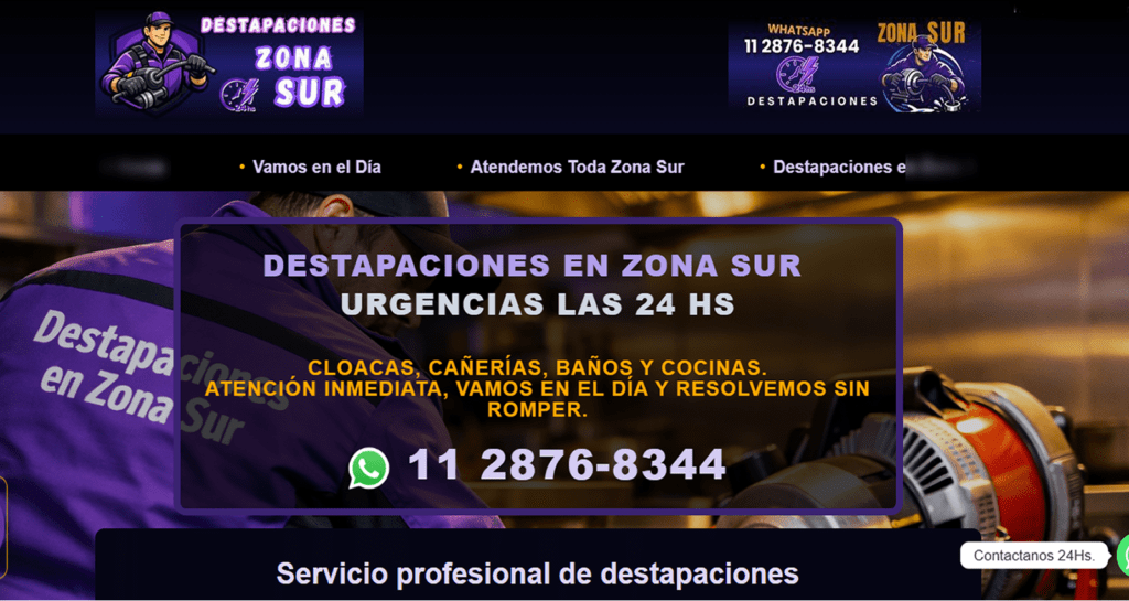 DESTAPACIONES EN ZONA SUR DISEÑO PAGINA WEB.fw